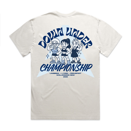 Down Under Championship Supporter Tee's