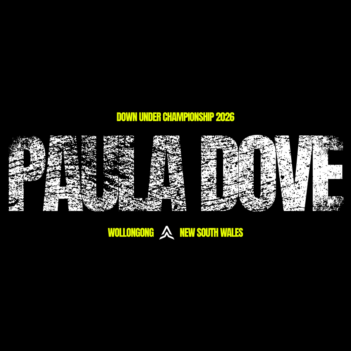 PAULA DOVE Down Under Championship Supporter Tee's