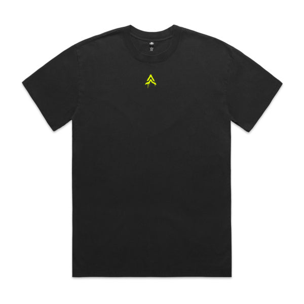 ARKARA PERFORMANCE VOLT TAG HEAVY FADED TEE
