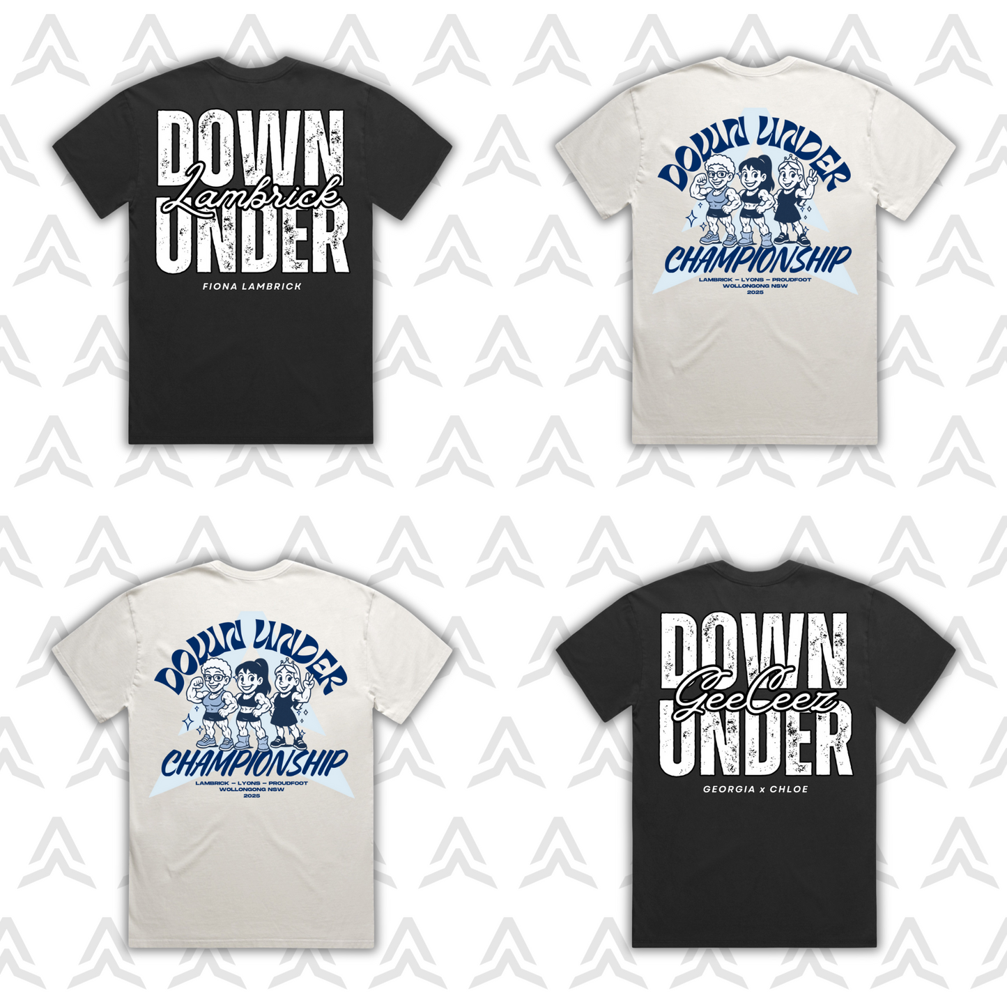 Down Under Championship Supporter Tee's